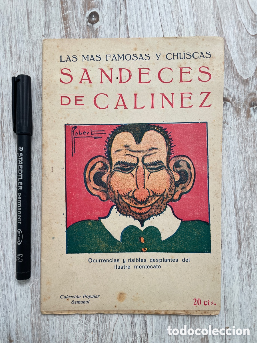 Sammeln von Zeitschriften und Zeitungen: Sandeces de Calindez. Colecci&oacute;n popular semanal. A&ntilde;os 20.