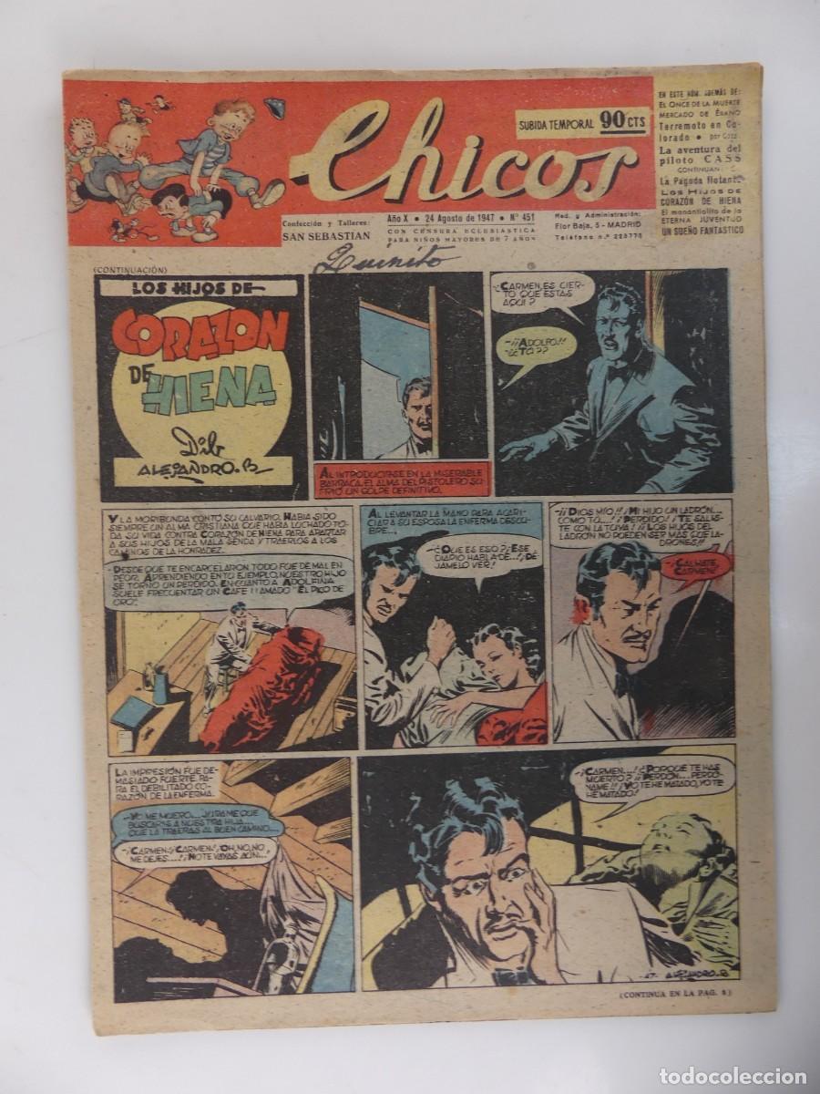 Coleccionismo de Revistas y Peri&oacute;dicos: REVISTA CHICOS NUMERO 451