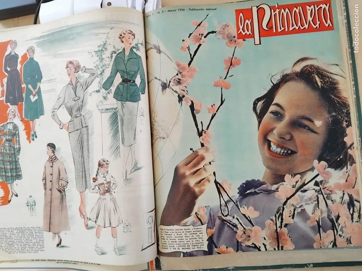 Sammeln von Zeitschriften und Zeitungen: REVISTA PRIMAVERA. TOMO ENCUADERNADO CON LOS A&Ntilde;OS 1951 / 52 / 53 Y 54. (B/A14)