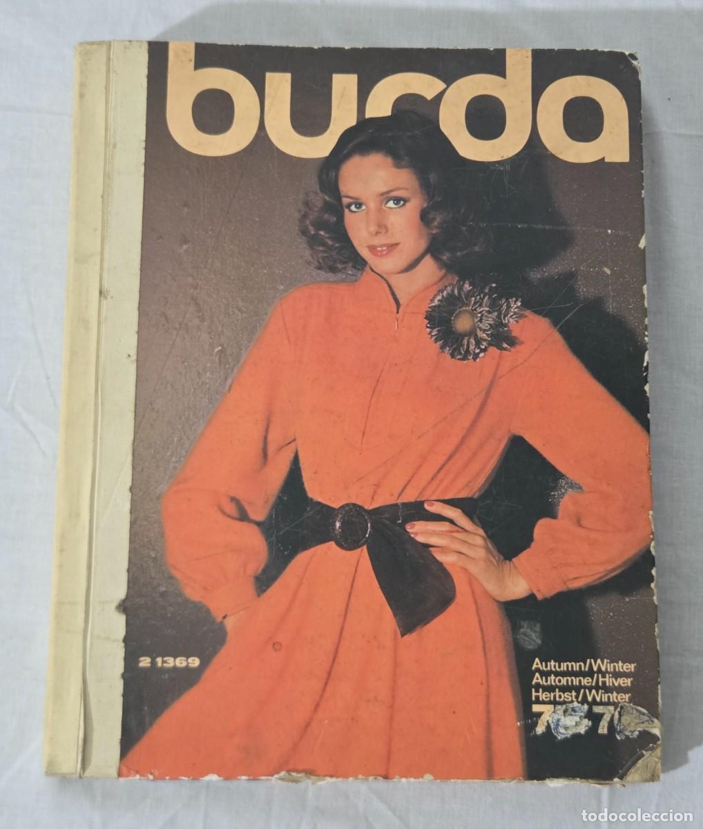 Coleccionismo de Revistas y Peri&oacute;dicos: Catalogo de vestidos Burda 1975-1976, gran formato, en alem&aacute;n