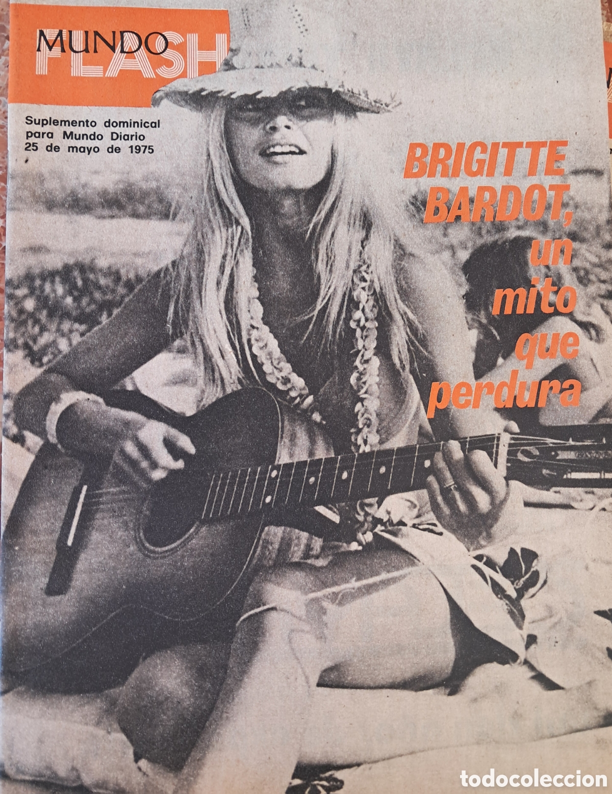 Coleccionismo de Revistas y Peri&oacute;dicos: Mundo Flash suplemento Mundo Diario 25/05/1975