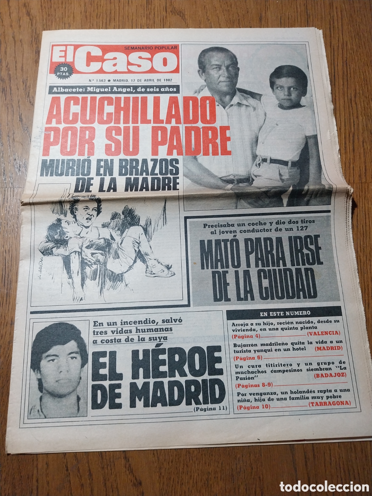 Coleccionismo de Revistas y Peri&oacute;dicos: EL CASO 1982 EL HEROE DE MADRID