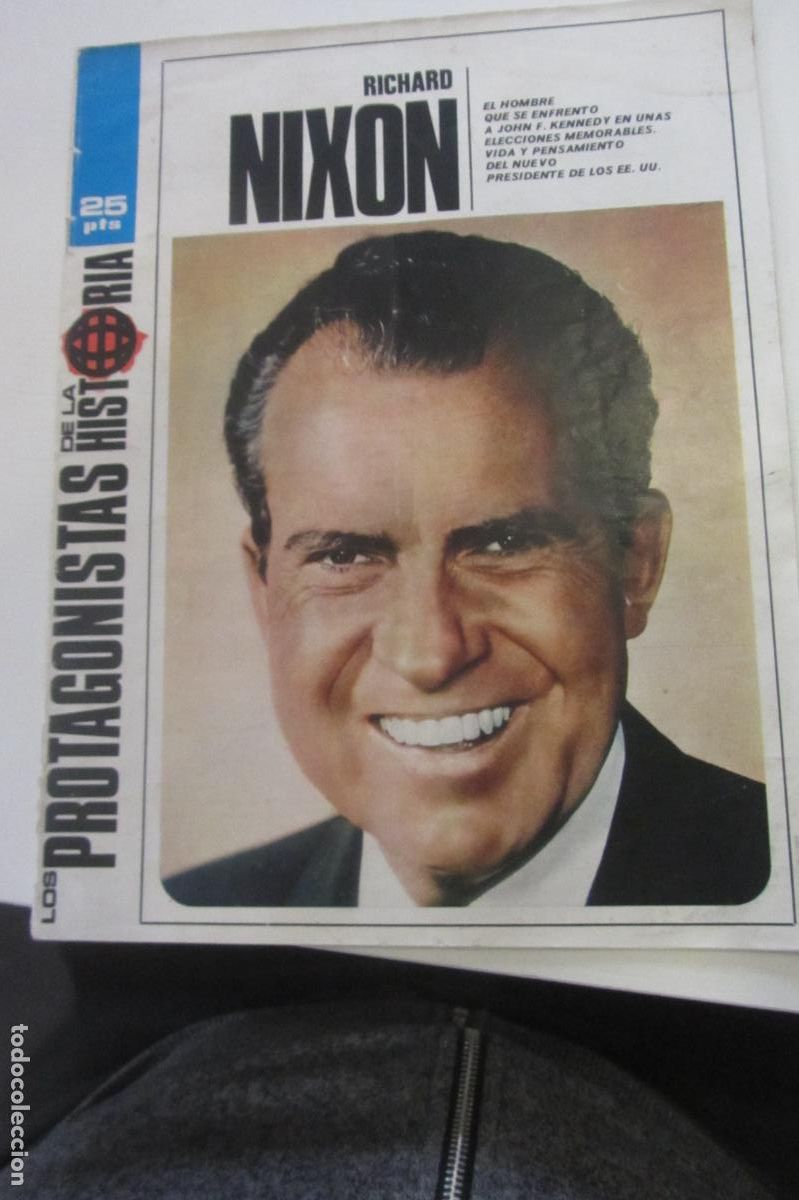 Collectionnisme de Revues et Journaux: LOS PROTAGONISTAS DE LA HISTORIA BIOGRAF&Iacute;A COMPLETA DE RICHARD NIXON POR A.SANCHEZ-GIJON 1968 arx320