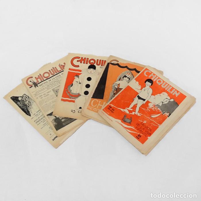 Collection Magazines and Newspapers: LOTE-REVISTA CHIQUILIN N&ordm; 55-56-60-83-A&Ntilde;O 1925-CASA GRECO TOLEDO-GRAN CANARIA-NAVIA-TUY-RECORTABLE