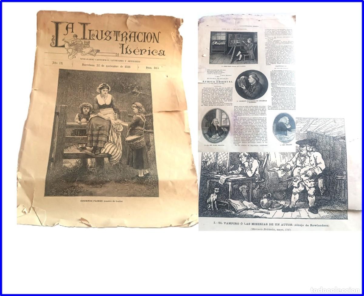 Colecionismo de Revistas e Jornais: A&ntilde;o 1891. La Ilustraci&oacute;n Ib&eacute;rica.