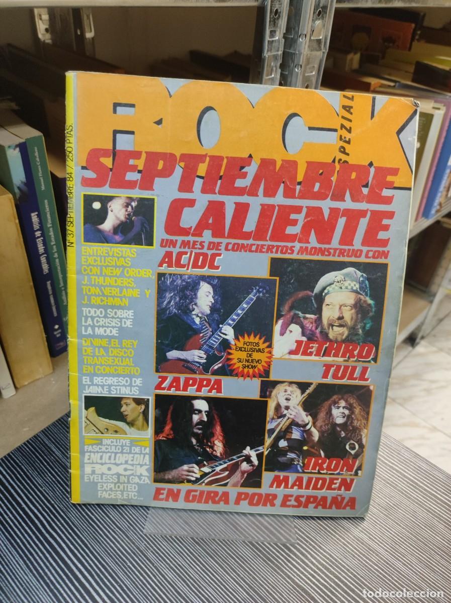 Collectionnisme de Revues et Journaux: Rock Espezial N&ordm; 37 Especial Conciertos (AC/DC, Maiden)