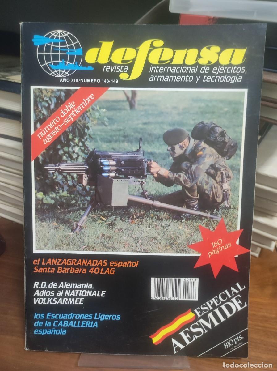 Collectionnisme de Revues et Journaux: Defensa N&uacute;m. 148/149 (Doble) Lanzagranadas SB 40LAG Especial AESMIDE, Caballer&iacute;a espa&ntilde;ola