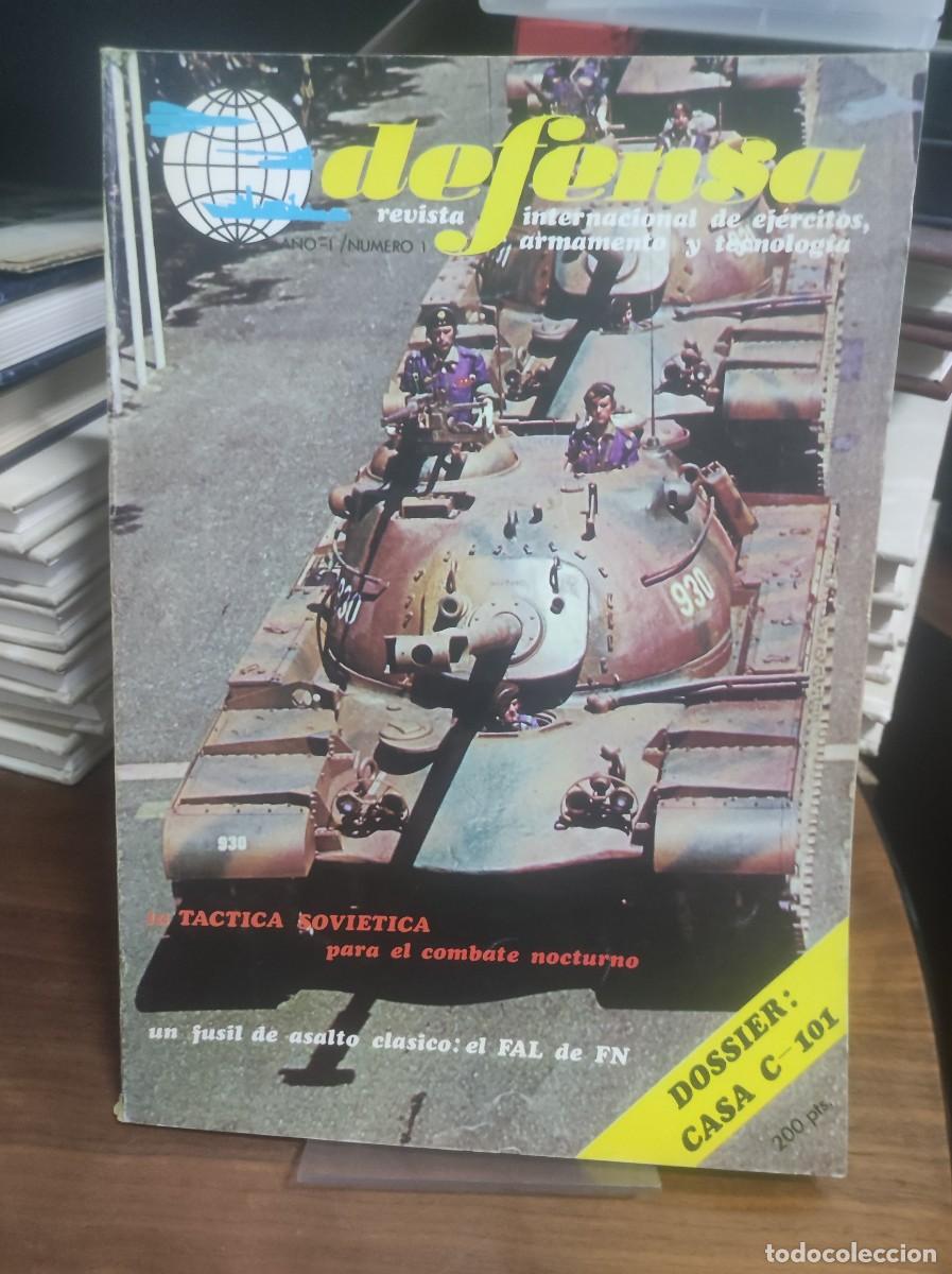 Collectionnisme de Revues et Journaux: Defensa N&uacute;m. 1 (A&ntilde;o I) T&aacute;ctica Sovi&eacute;tica Fusil FAL, Avi&oacute;n Casa C-101 (Dossier)