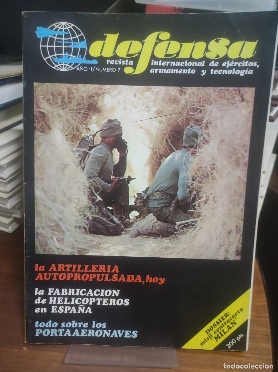 Collectionnisme de Revues et Journaux: Defensa N&uacute;m. 7 (A&ntilde;o I) Artiller&iacute;a Autopropulsada Helic&oacute;pteros en Espa&ntilde;a, Misil MILAN