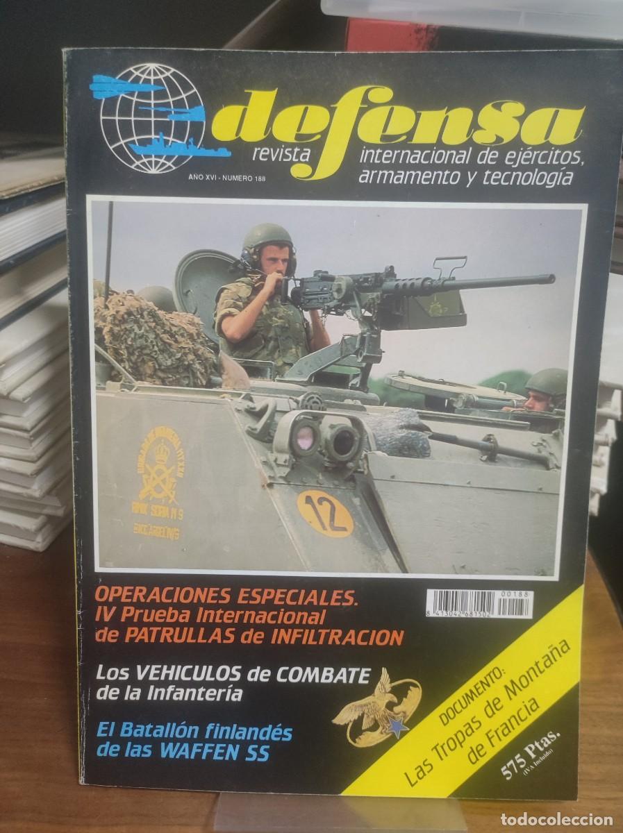 Collectionnisme de Revues et Journaux: Defensa N&uacute;m. 188 (A&ntilde;o XVI) Operaciones Especiales Veh&iacute;culos de Infanter&iacute;a, Batall&oacute;n Finland&eacute;s SS