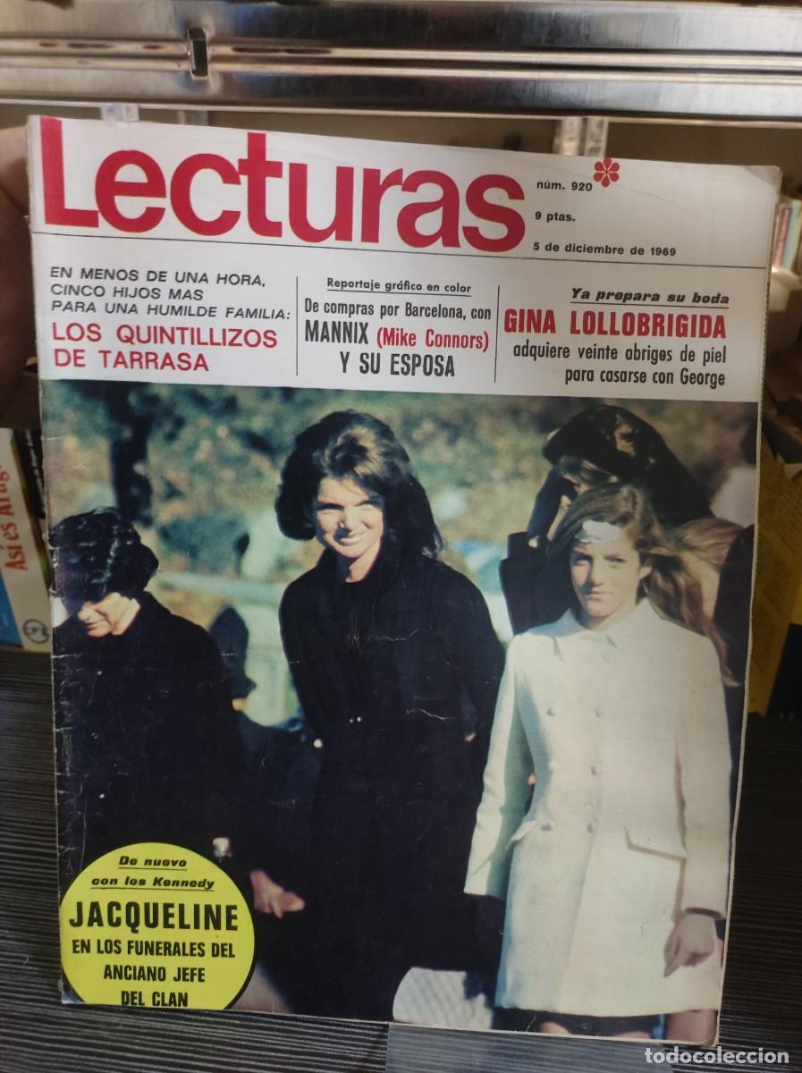 Collectionnisme de Revues et Journaux: Lecturas 920 5 dic Jacqueline Kennedy Jackie Kennedy; Gina Lollobrigida.