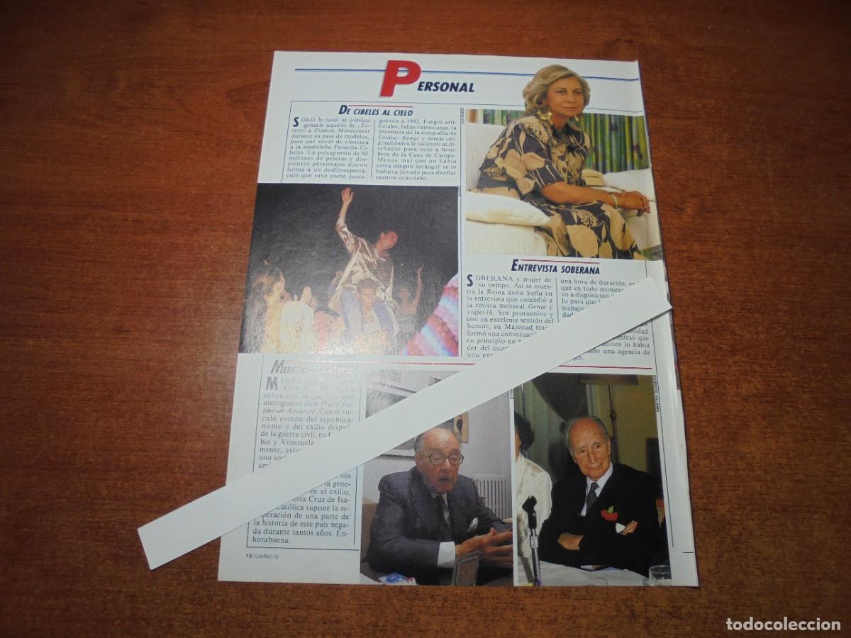 Coleccionismo de Revistas y Peri&oacute;dicos: RETAL 1988: FRANCIS MONTESINOS / JOS&Eacute; PAZ Y JUSTINO DE AZC&Aacute;RATE, GRAN CRUZ DE ISABEL LA CAT&Oacute;LICA.