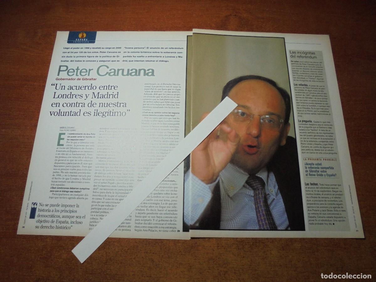 Collezionismo di Riviste e Giornali: RETAL 2002: ENTREVISTA A PETER CARUANA GOBERNADOR DE GIBRALTAR. PUBLICIDAD JAMESON WHISKEY IRLAND&Eacute;S