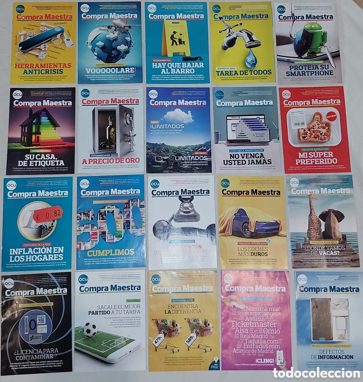 Coleccionismo de Revistas y Peri&oacute;dicos: 33 revistas de la OCU 2023-24