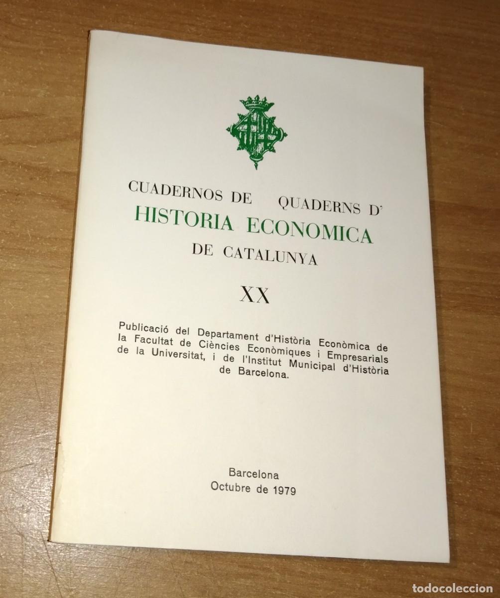 Coleccionismo de Revistas y Peri&oacute;dicos: CUADERNOS DE HISTORIA ECON&Oacute;MICA DE CATALU&Ntilde;A XX, 1979 (EVOLUCI&Oacute; URBANA DE CATALUNYA)