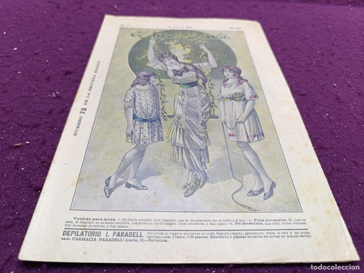 Sammeln von Zeitschriften und Zeitungen: 1914, Antigua Revista, El Hogar y la Moda, n&ordm; 240, unos 31 x 21 cms.