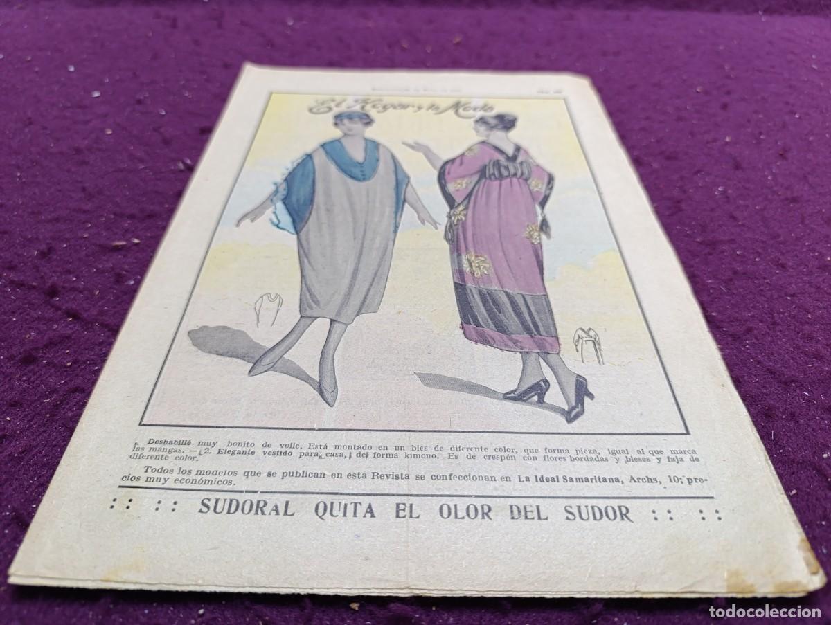 Sammeln von Zeitschriften und Zeitungen: 1920, Antigua Revista, El Hogar y la Moda, n&ordm; 486, unos 31 x 21 cms.