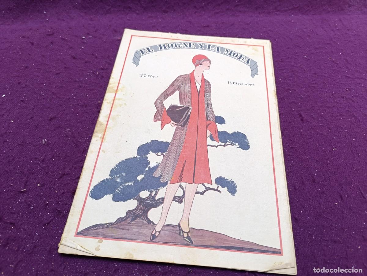 Sammeln von Zeitschriften und Zeitungen: 1926, Antigua Revista, El Hogar y la Moda, navidad, unos 35 x 25 cms.