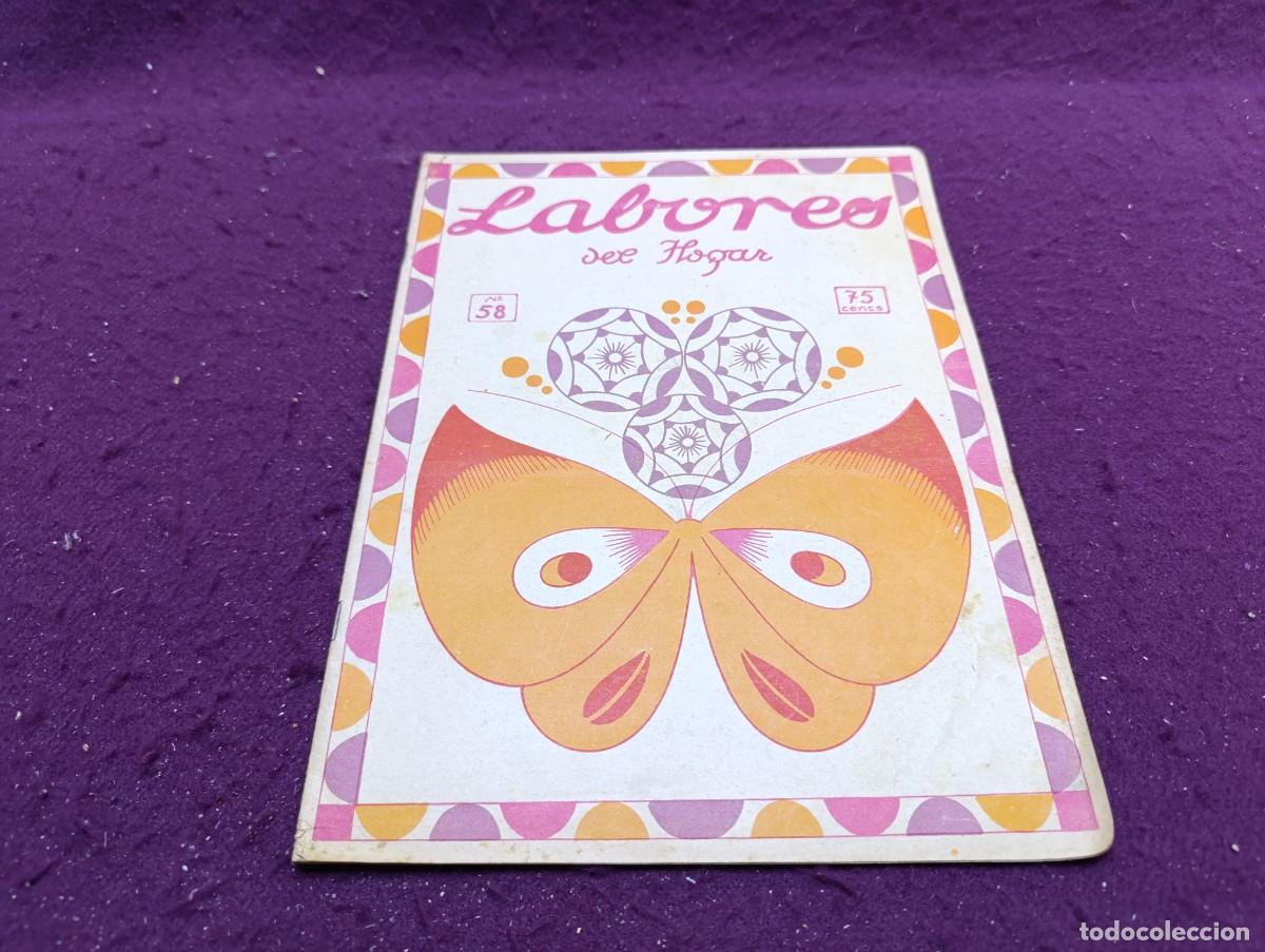 Collectionnisme de Revues et Journaux: 1931, Antigua Revista, Labores del Hogar, n&ordm; 58, unos 29 x 22 cms.