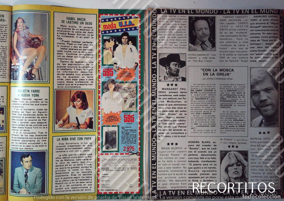 Collectionnisme de Revues et Journaux: DESAPARICION DE MAZINGER Z JOHN WAYNE FARRAH FAWCETT BRIAN MURPHY RAIMUND HARMSTORF