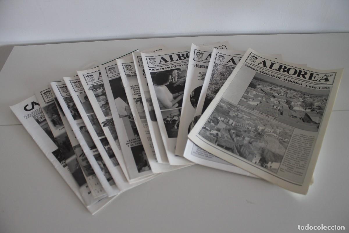 Coleccionismo de Revistas y Peri&oacute;dicos: LOTE 12 PERIODICOS ALBOREA AL DIA Y 1 DE CASAS IBA&Ntilde;EZ ALBACETE