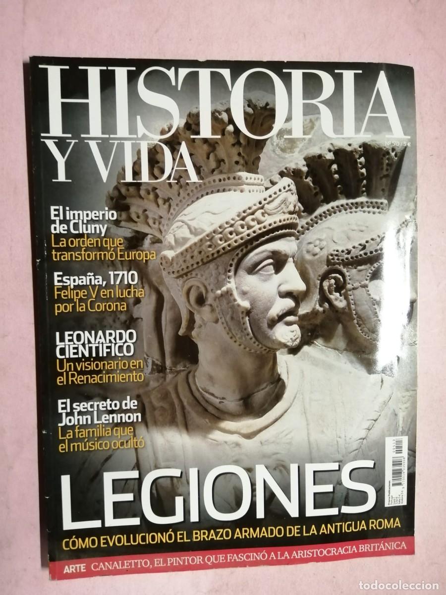 Coleccionismo de Revistas y Peri&oacute;dicos: REVISTA HISTORIA Y VIDA (NUMERO 513) LEGIONES