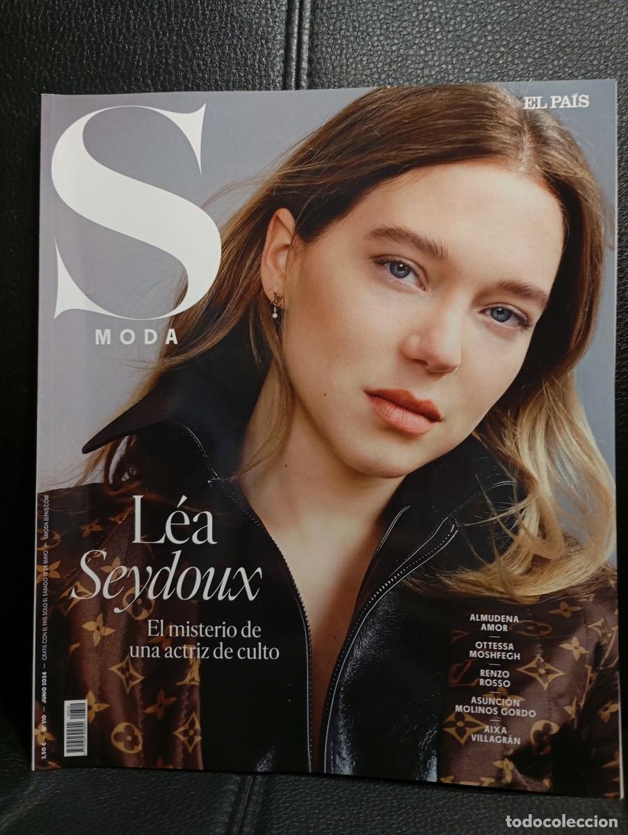 Coleccionismo de Revistas y Peri&oacute;dicos: LEA SEYDOUX - REVISTA S MODA - JUNIO 2024 - COMPLETA