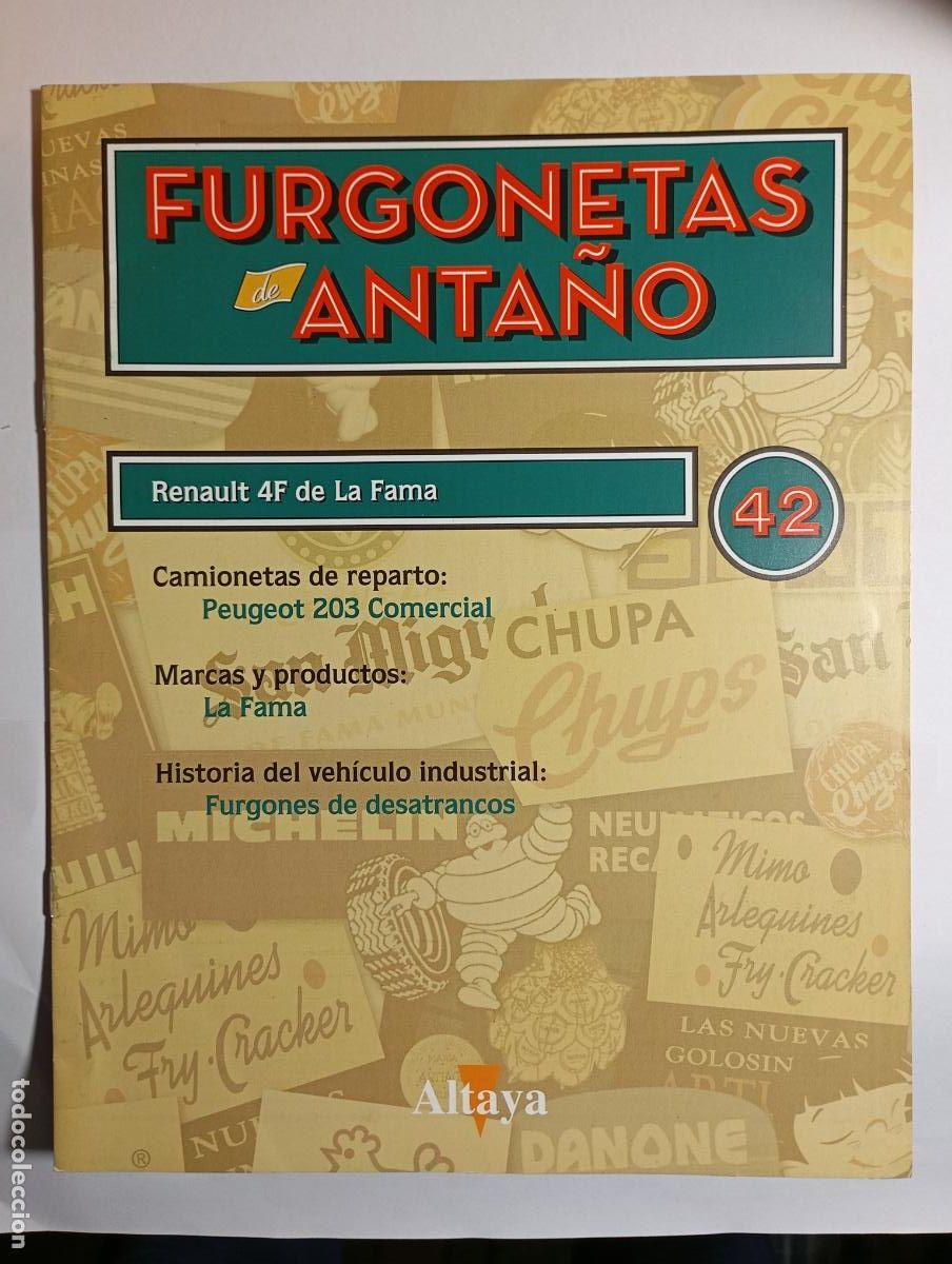 Coleccionismo de Revistas y Peri&oacute;dicos: REVISTA FASC&Iacute;CULO FURGONETAS DE ANTA&Ntilde;O N&ordm; 42. RENAULT 4F DE LA FAMA. TDKR2