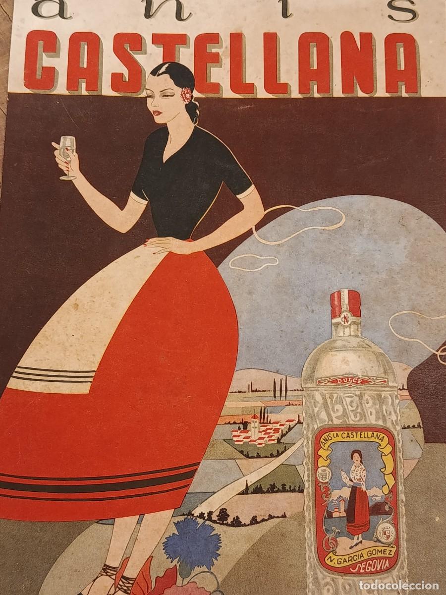 Coleccionismo de Revistas y Peri&oacute;dicos: 1930&rsquo;s Segovia Anis La Castellana. Hoja publicidad revista. Spanish magazine advertising
