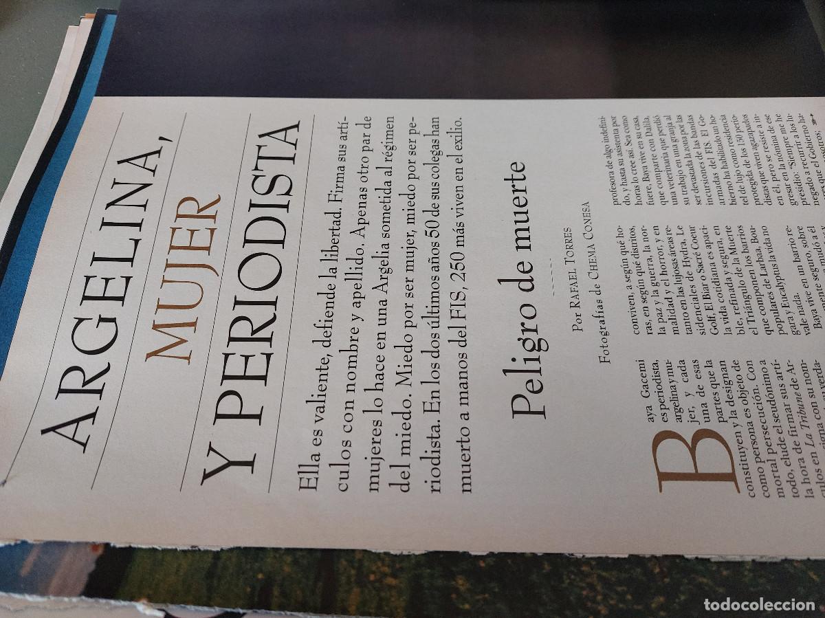 Coleccionismo de Revistas y Peri&oacute;dicos: BAYA GACEMI. PERIODISTA. MUJER ARGELINA. P&Aacute;GINAS. ART&Iacute;CULO EXTRAIDO DE REVISTA. GRAPA. COMPLETO