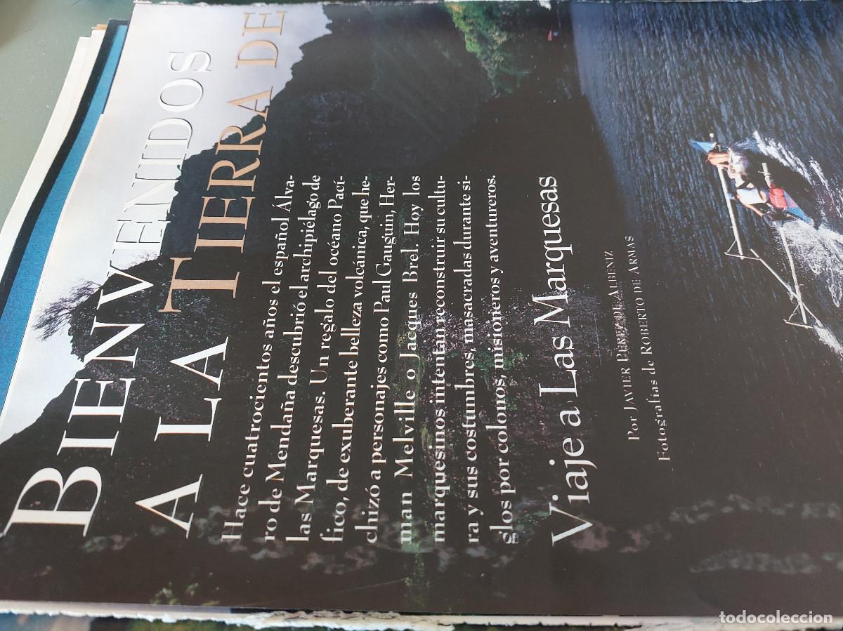 Coleccionismo de Revistas y Peri&oacute;dicos: VIAJE A LAS MARQUESAS. 6. P&Aacute;GINAS. ART&Iacute;CULO EXTRAIDO DE REVISTA. GRAPA. COMPLETO