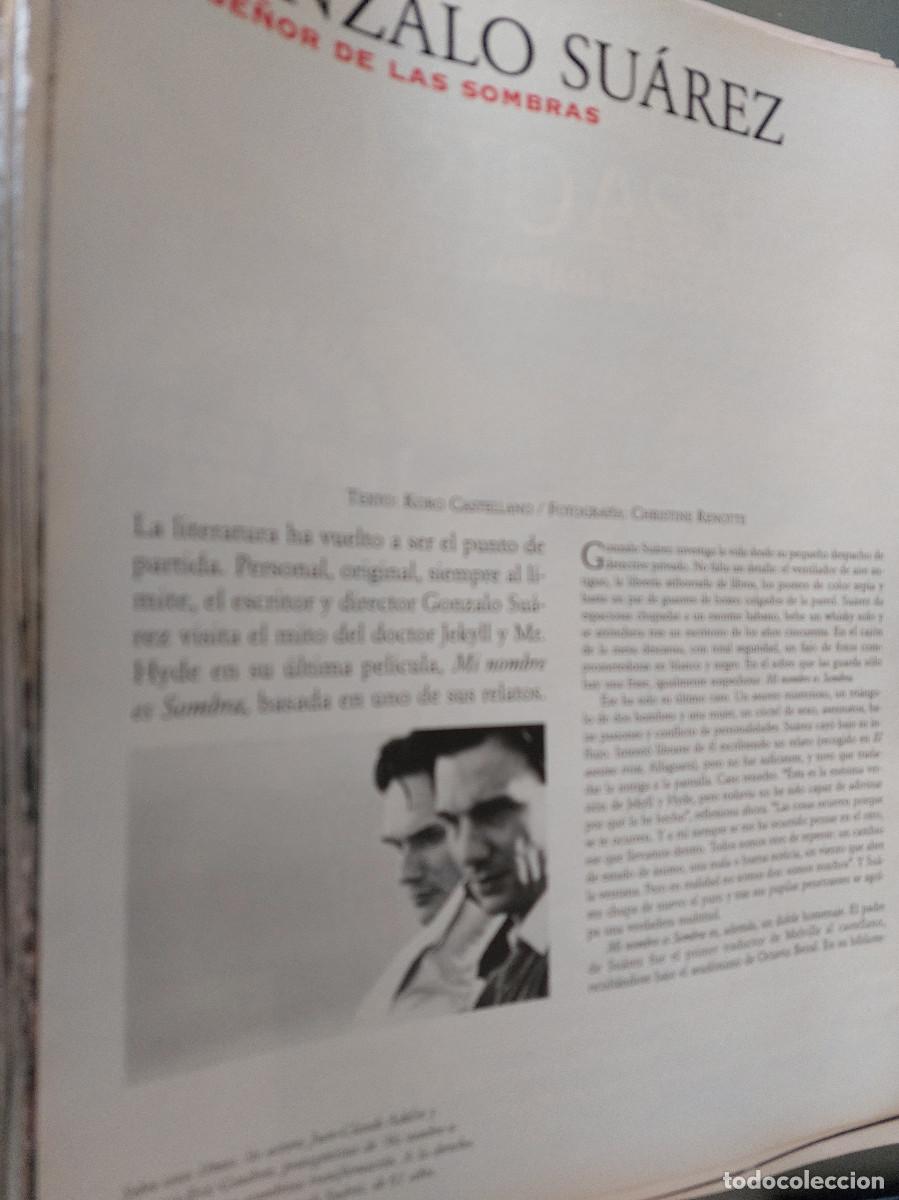 Collection Magazines and Newspapers: GONZALO SU&Aacute;REZ. CINE. 3 P&Aacute;GINAS. ART&Iacute;CULO EXTRAIDO DE REVISTA. GRAPA. COMPLETO