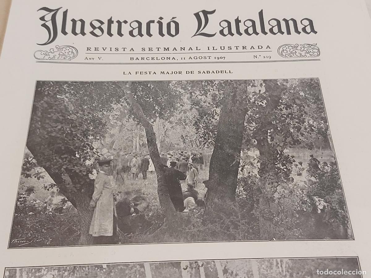 Coleccionismo de Revistas y Peri&oacute;dicos: A&Ntilde;O 1907 !! ILUSTRACI&Oacute; CATALANA / 219 / INTERESANTES ART&Iacute;CULOS Y FOTOGRAF&Iacute;AS / NUEVA