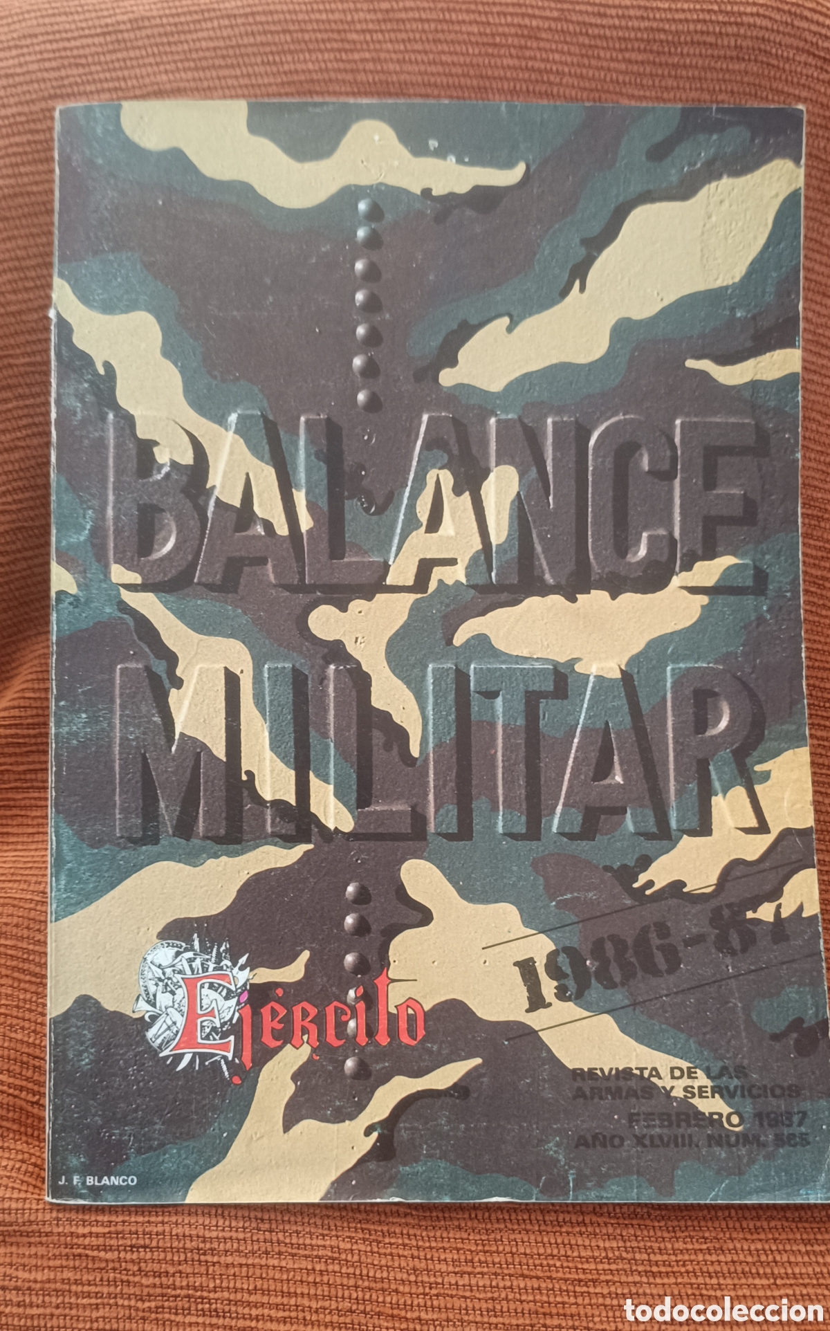 Sammeln von Zeitschriften und Zeitungen: Balance Militar 1986-87 Revista Ej&eacute;rcito 537