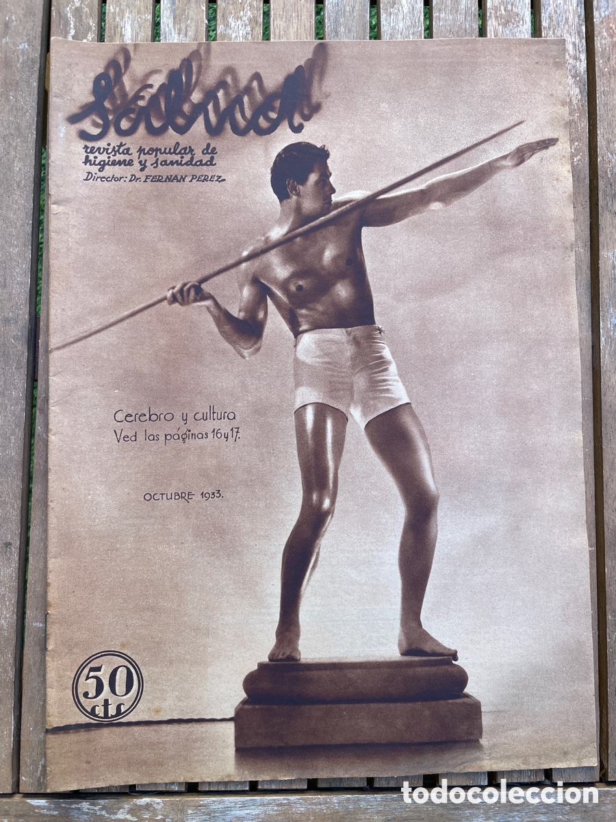 Collezionismo di Riviste e Giornali: Salud. Revista popular de higiene y sanidad. Octubre de 1933.