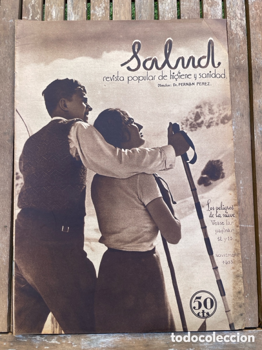 Collezionismo di Riviste e Giornali: Salud. Revista popular de higiene y sanidad. Noviembre de 1933.