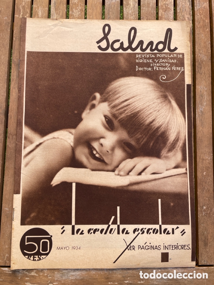 Coleccionismo de Revistas y Peri&oacute;dicos: Salud. Revista popular de higiene y sanidad. Mayo de 1934.