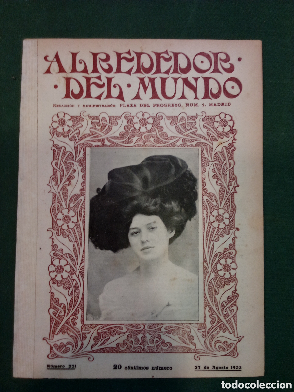 Collectionnisme de Revues et Journaux: Revista - Alrededor del Mundo, No 221, Agosto 1903