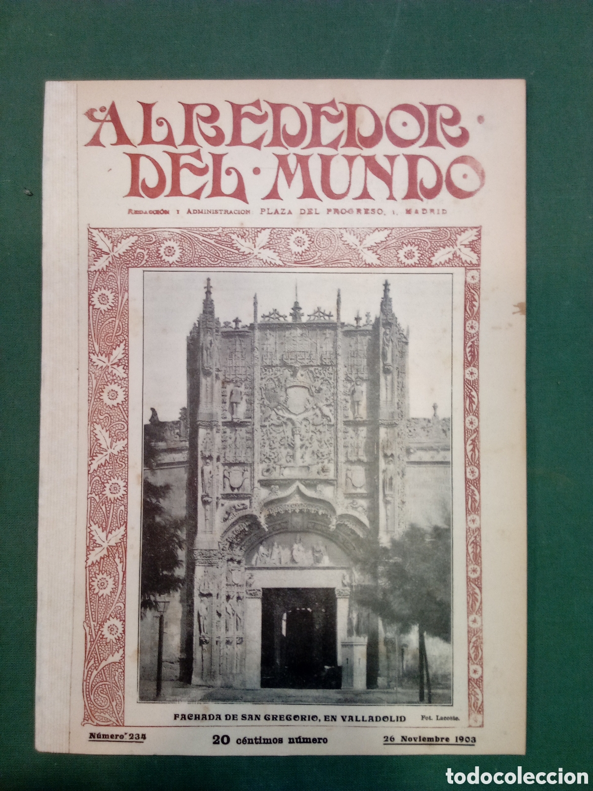 Collectionnisme de Revues et Journaux: Revista - Alrededor del Mundo, No 234, Noviembre 1903