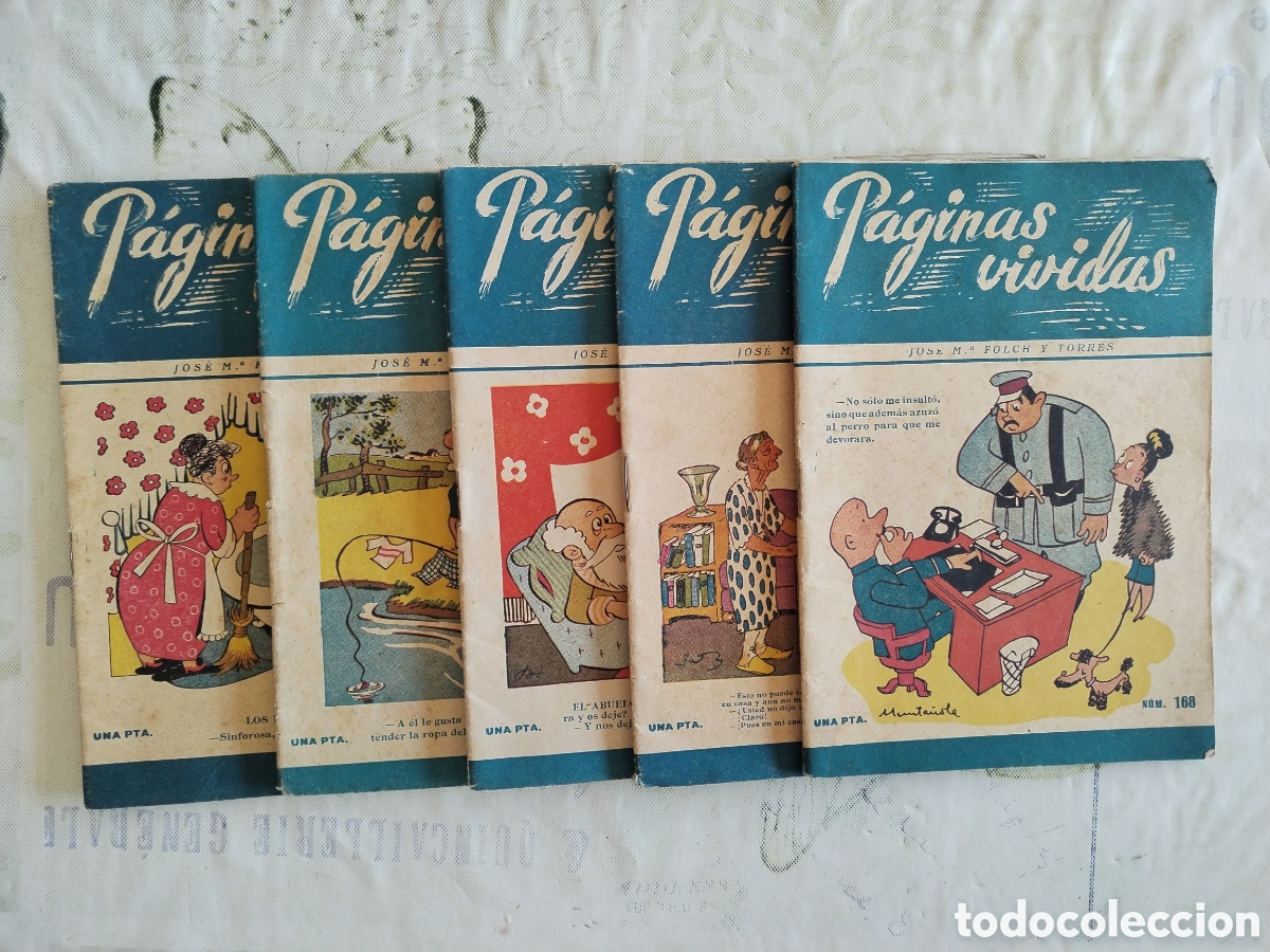 Coleccionismo de Revistas y Peri&oacute;dicos: 5 revistas p&aacute;ginas vividas Folch y Torres Editorial Miva