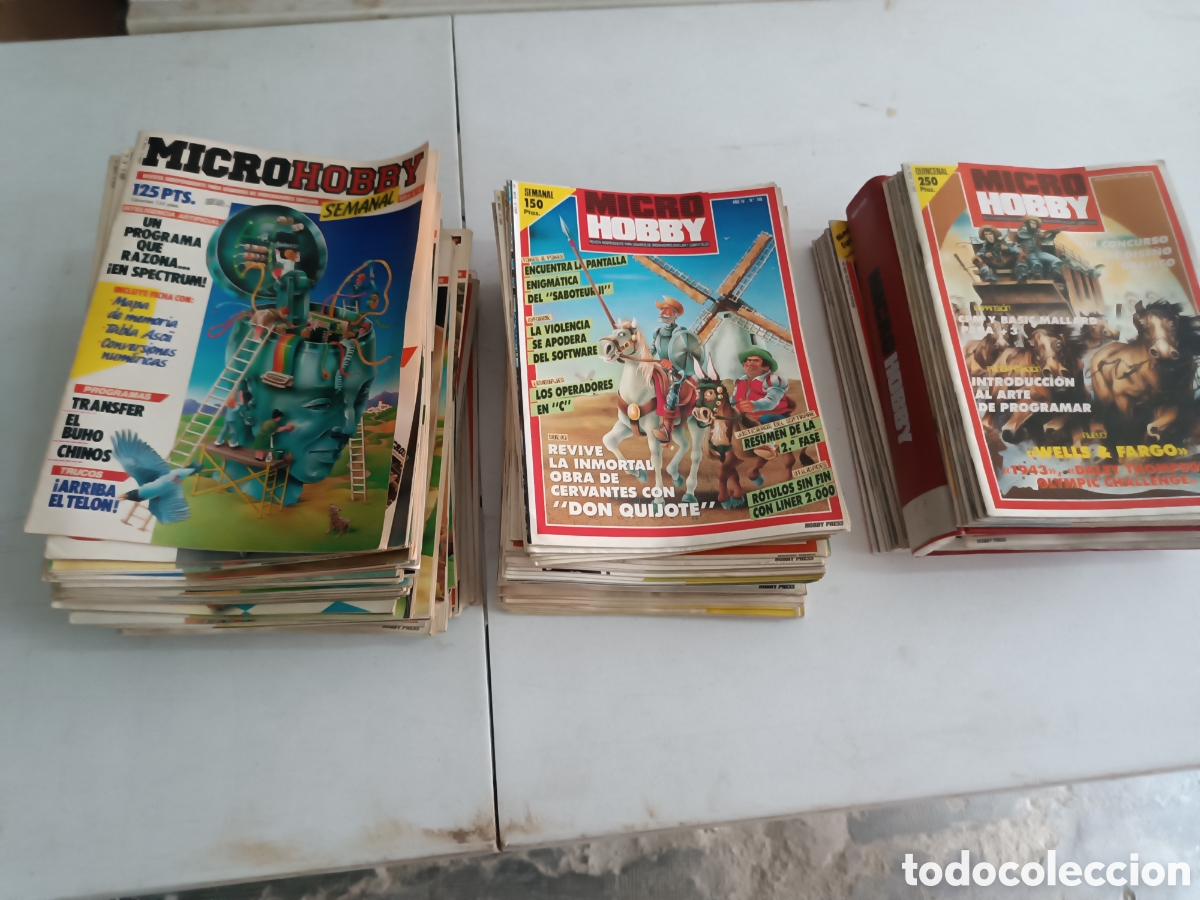 Colecionismo de Revistas e Jornais: Lote revistas microhobby