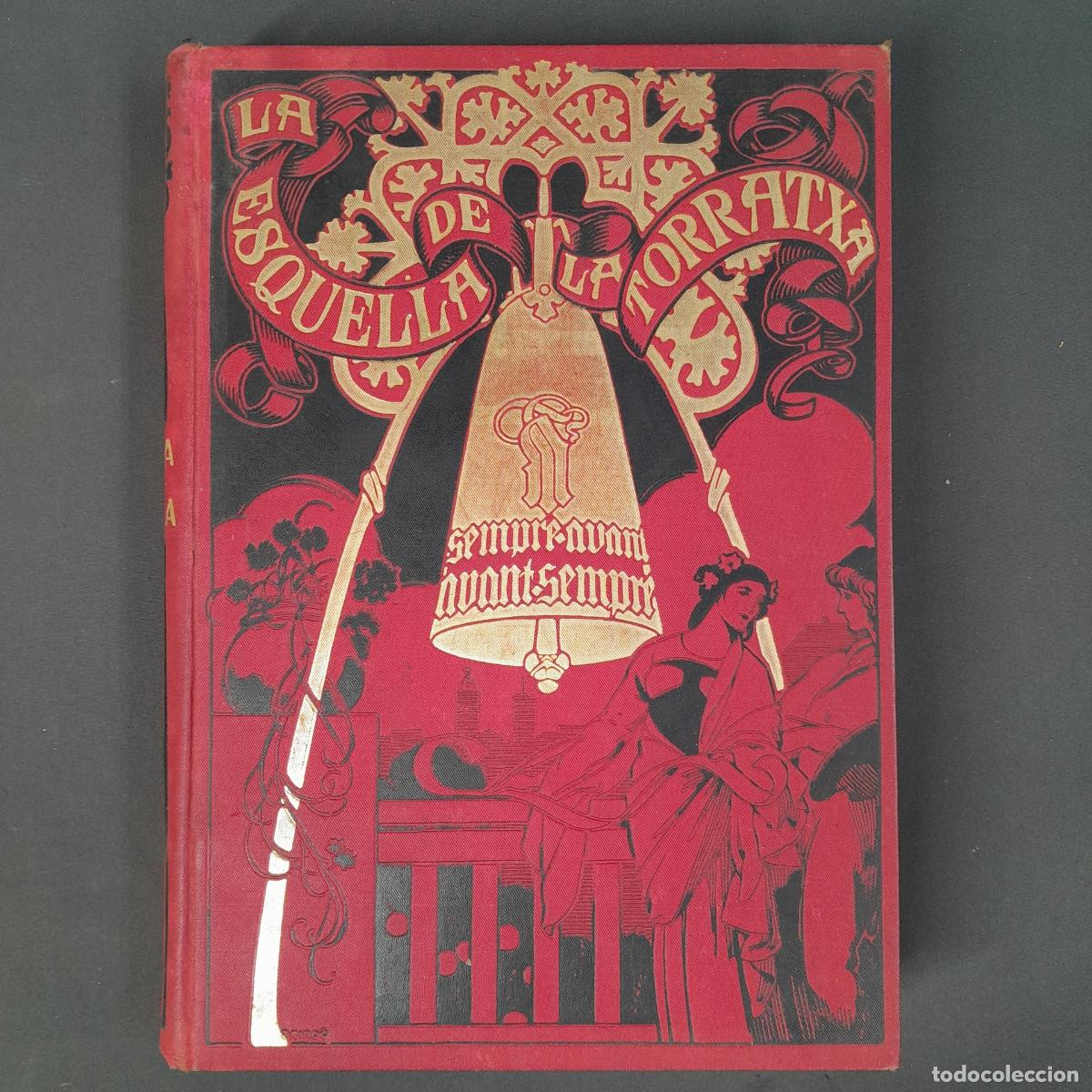 Coleccionismo de Revistas y Peri&oacute;dicos: L-5732. RECOPILACI&Oacute;N LA ESQUELLA DE LA TORRATXA A&Ntilde;O 1905 COMPLETO. DEL N&ordm; 1357 AL 1408.