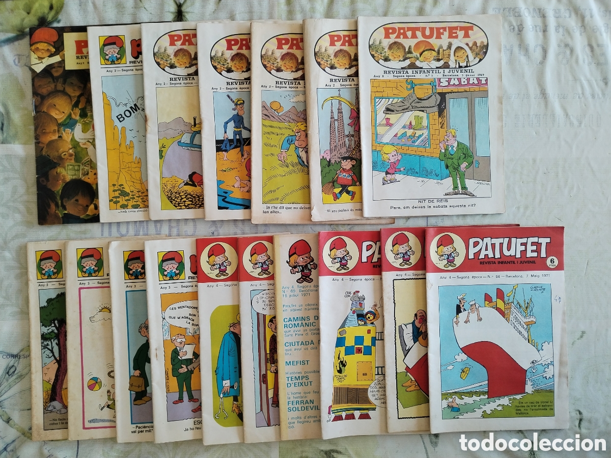 Coleccionismo de Revistas y Peri&oacute;dicos: Lote variado 16 revistas infantil I juvenil Patufet any 1 any2 any 3 any 4