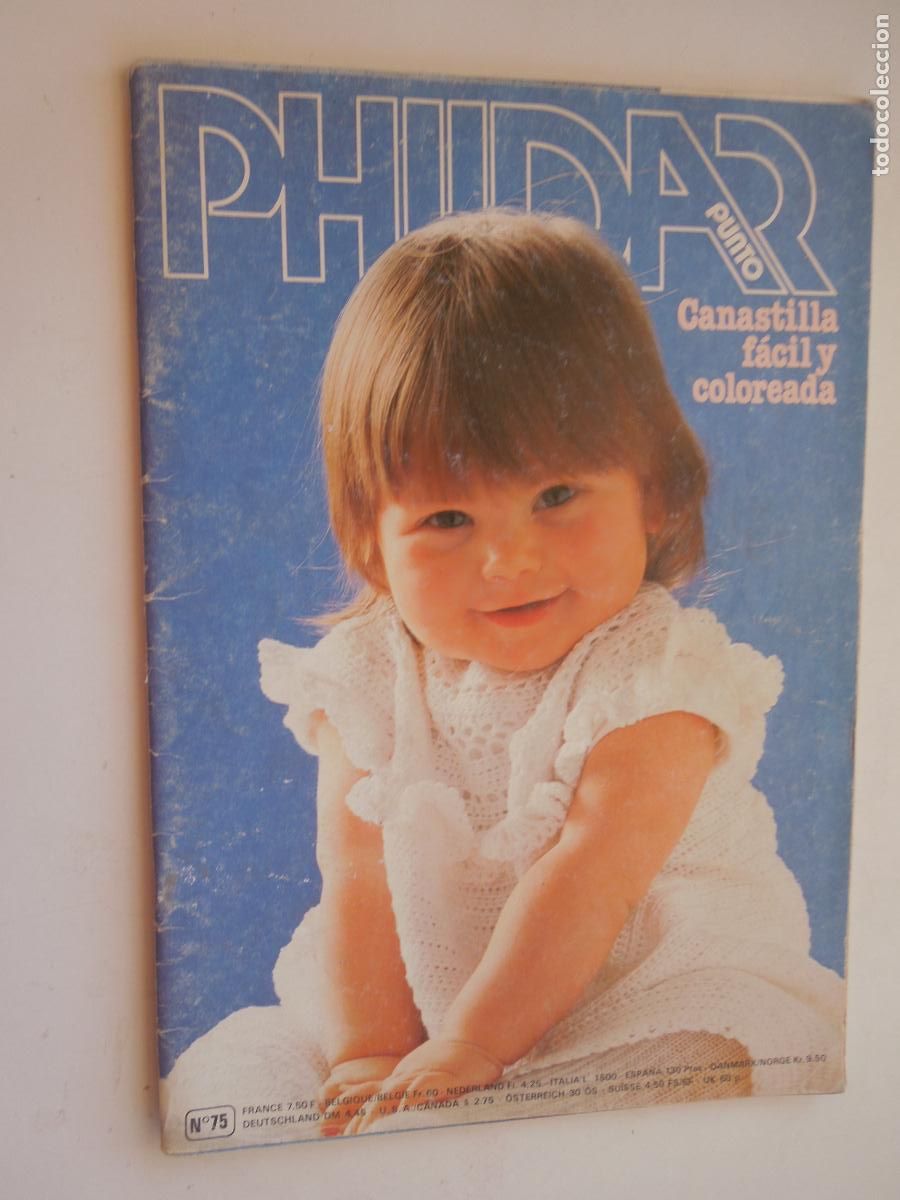 Coleccionismo de Revistas y Peri&oacute;dicos: PHILDAR PUNTO REVISTA N&ordm; 75 -CON CUADERNO EXPLICATIVO -CANASTILLA FACIL Y COLOREADA