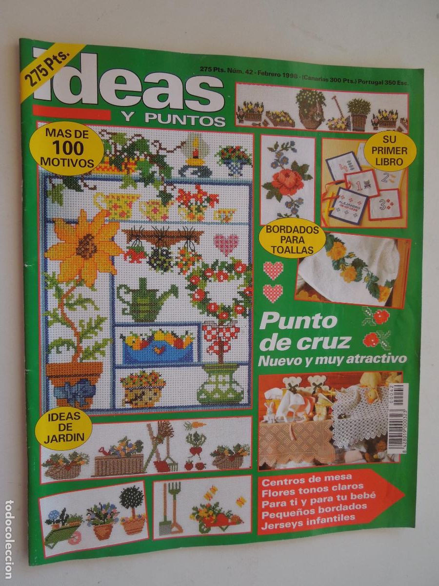 Coleccionismo de revistas y peri&oacute;dicos: IDEAS Y PUNTOS REVISTA N&ordm;42 -11-2004-- PUNTO DE CRUZ NUEVO Y ATRACTIVO CON PATRON