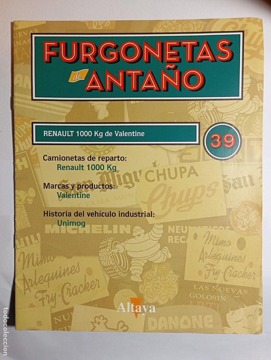Collezionismo di Riviste e Giornali: REVISTA FASC&Iacute;CULO FURGONETAS DE ANTA&Ntilde;O N&ordm; 39 RENAULT VALENTINE. TDKR2