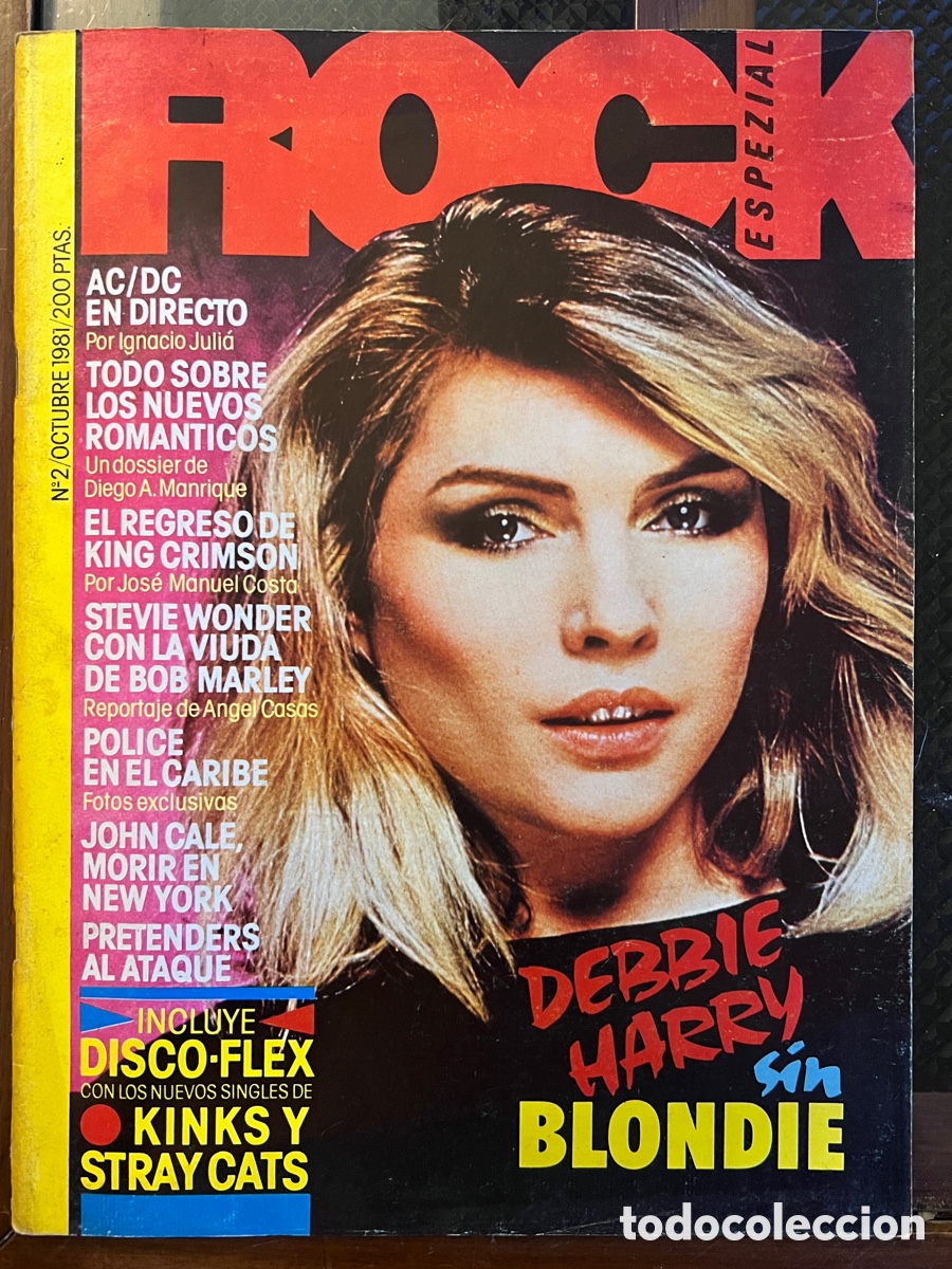 Colecionismo de Revistas e Jornais: ROCK ESPEZIAL N&ordm;2 CON DISCOFLEX The Links y Stray Cats
