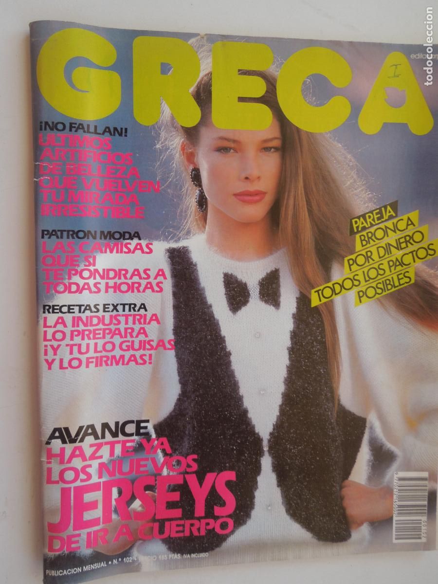 Sammeln von Zeitschriften und Zeitungen: GRECA REVISTA N&ordm; 102 - LABORES DE MODA - JERSEYS - CON PATRON E INSTRUCCIONES