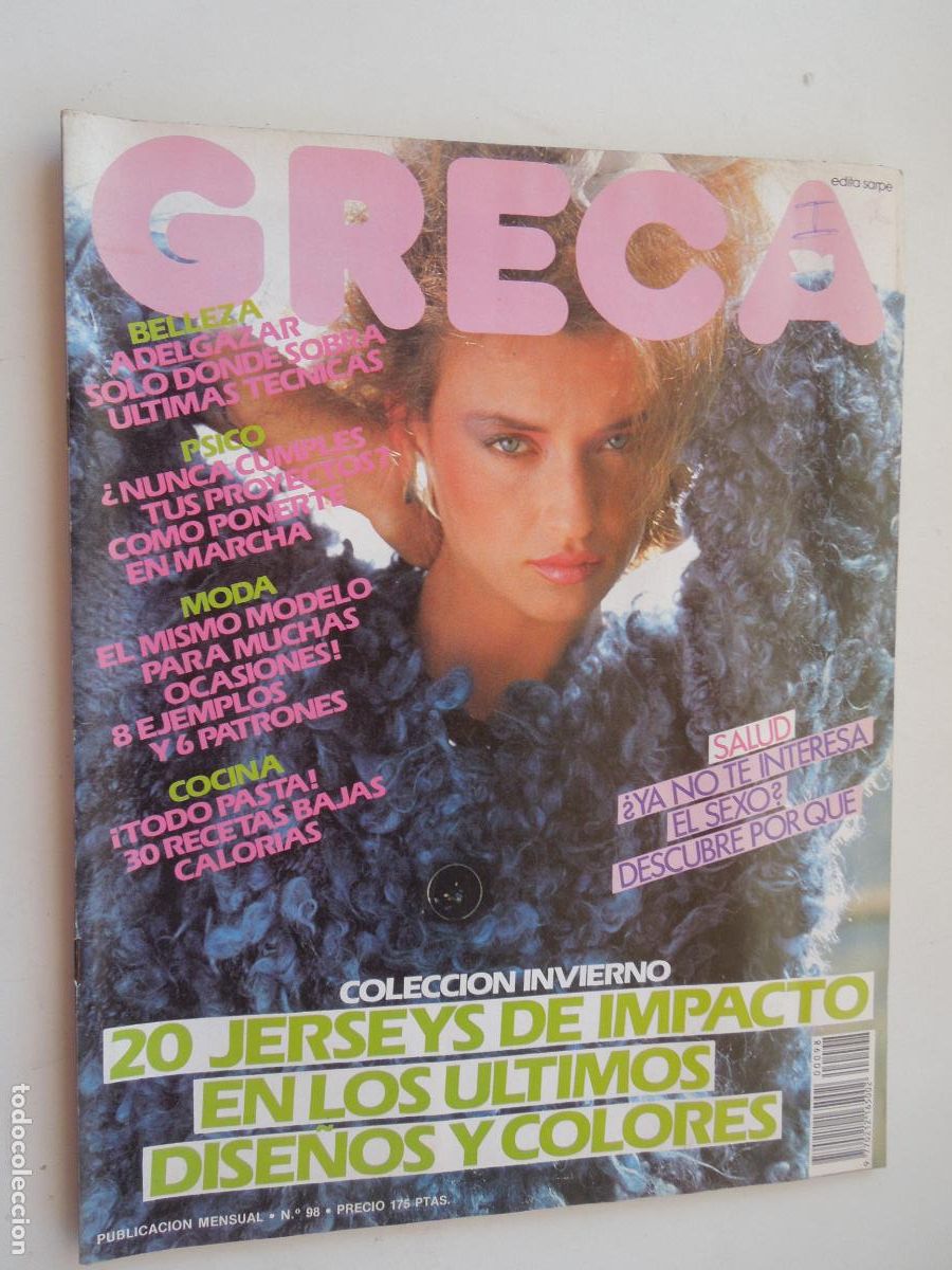 Sammeln von Zeitschriften und Zeitungen: GRECA REVISTA N&ordm; 98 - LABORES DE MODA - JERSEYS - CON PATRON E INSTRUCCIONES