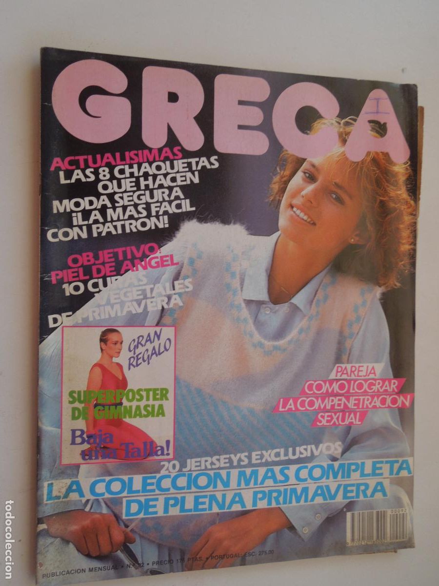 Collection Magazines and Newspapers: GRECA REVISTA N&ordm; 92 - LABORES DE MODA - 20 JERSEYS - CON PATRON E INSTRUCCIONES